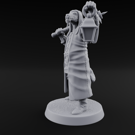 Rustic Beastman Villager C Miniature for Dungeons and Dragons, Pathfinder or other TTRPGs