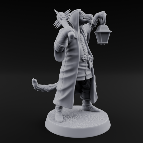 Rustic Beastman Villagers Miniature for Dungeons and Dragons, Pathfinder or other TTRPGs