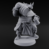 Rustic Beastman Villagers Miniature for Dungeons and Dragons, Pathfinder or other TTRPGs