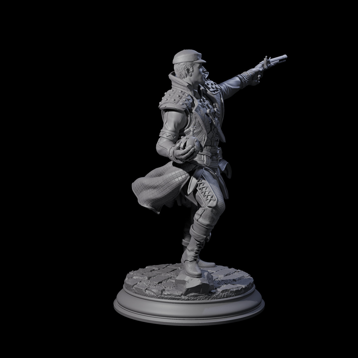 Ruthless Human Criminal A Miniature for Dungeons and Dragons, Pathfinder or other TTRPGs