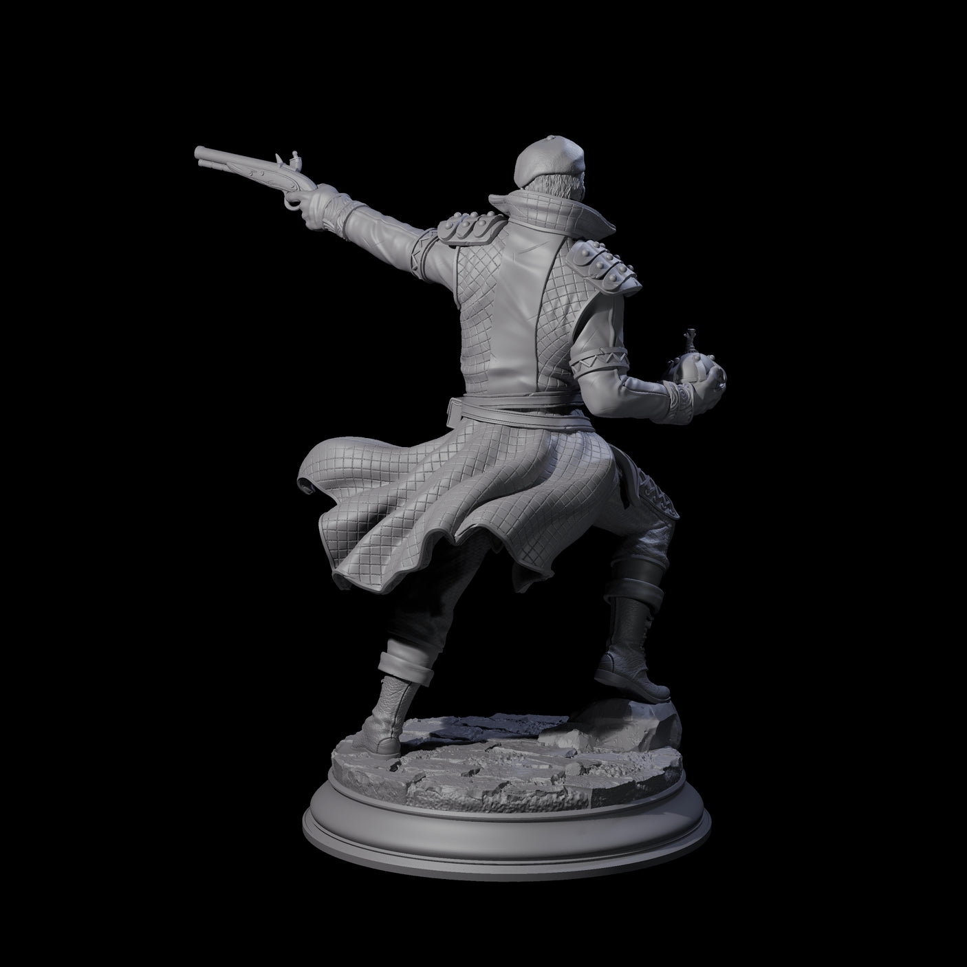 Ruthless Human Criminal A Miniature for Dungeons and Dragons, Pathfinder or other TTRPGs