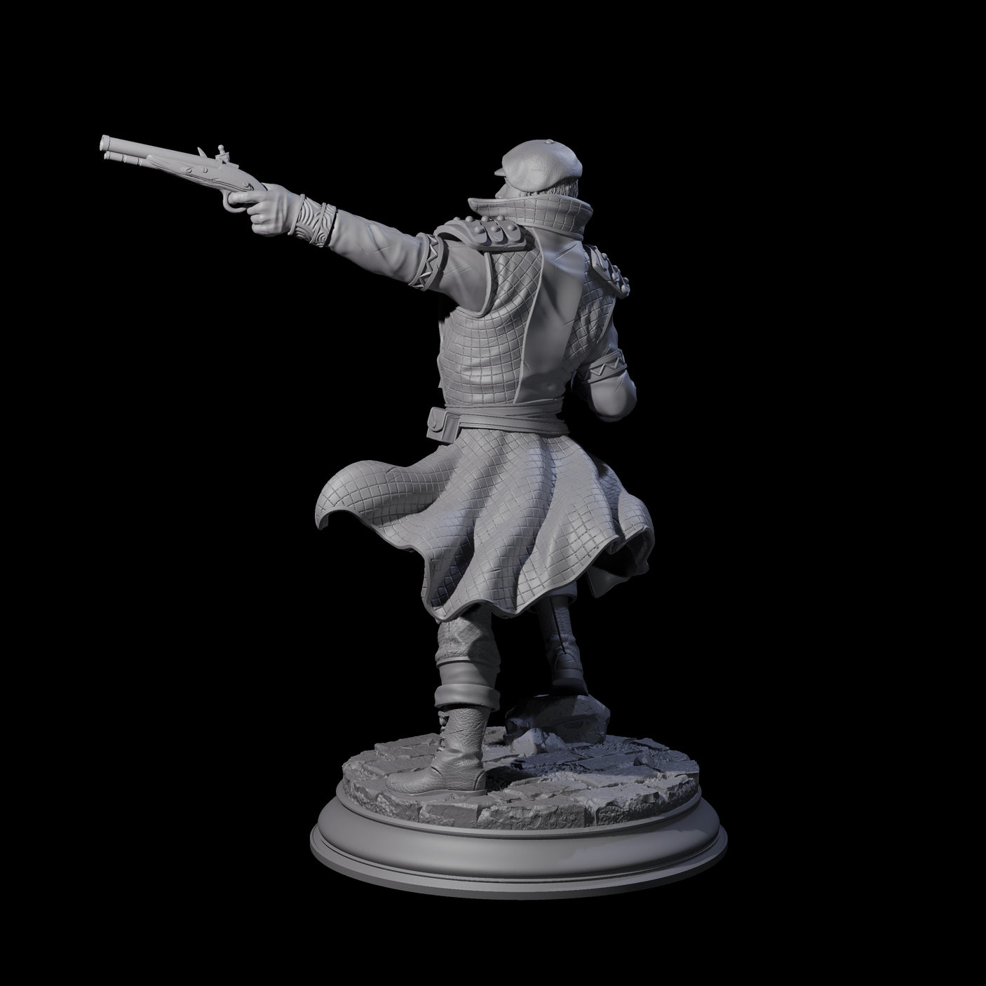 Ruthless Human Criminal A Miniature for Dungeons and Dragons, Pathfinder or other TTRPGs