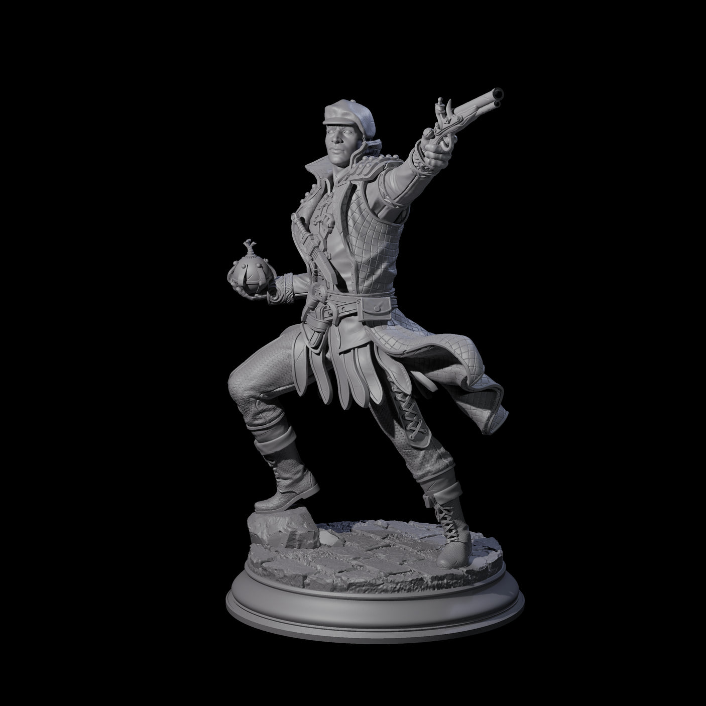 Ruthless Human Criminal A Miniature for Dungeons and Dragons, Pathfinder or other TTRPGs