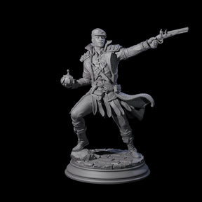 Ruthless Human Criminal A Miniature for Dungeons and Dragons, Pathfinder or other TTRPGs