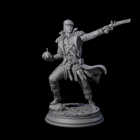 Ruthless Human Criminal A Miniature for Dungeons and Dragons, Pathfinder or other TTRPGs