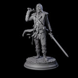 Ruthless Human Criminal B Miniature for Dungeons and Dragons, Pathfinder or other TTRPGs