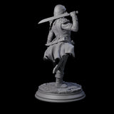 Ruthless Human Criminal B Miniature for Dungeons and Dragons, Pathfinder or other TTRPGs