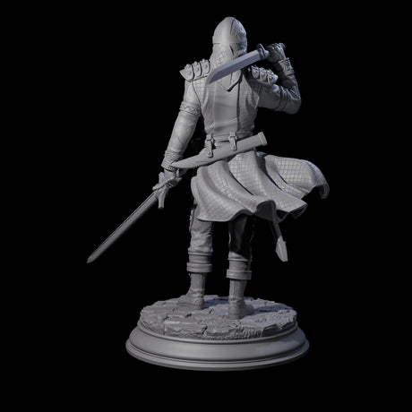 Ruthless Human Criminal B Miniature for Dungeons and Dragons, Pathfinder or other TTRPGs