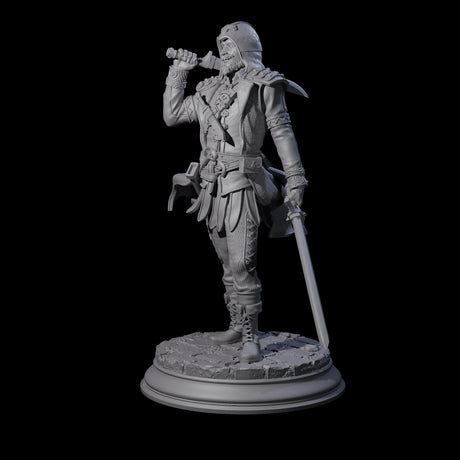 Ruthless Human Criminal B Miniature for Dungeons and Dragons, Pathfinder or other TTRPGs