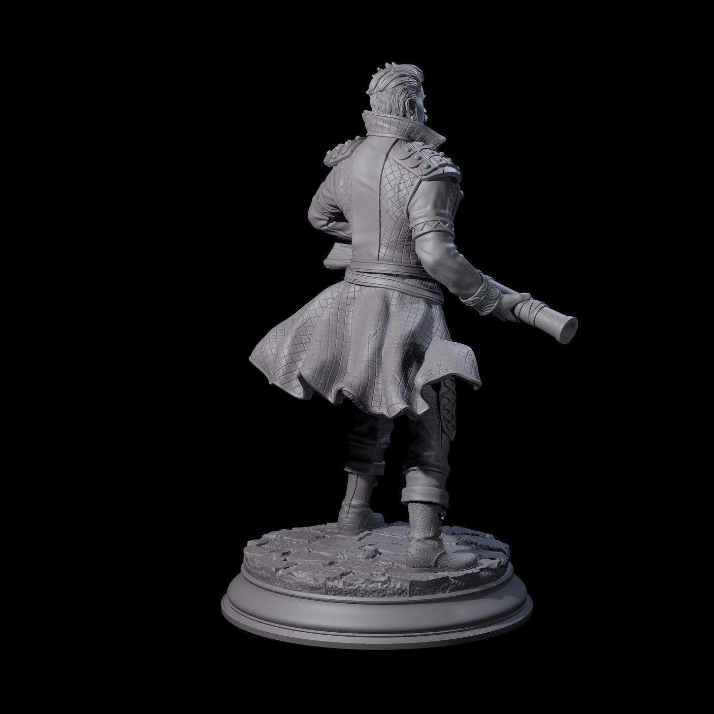 Ruthless Human Criminal C Miniature for Dungeons and Dragons, Pathfinder or other TTRPGs