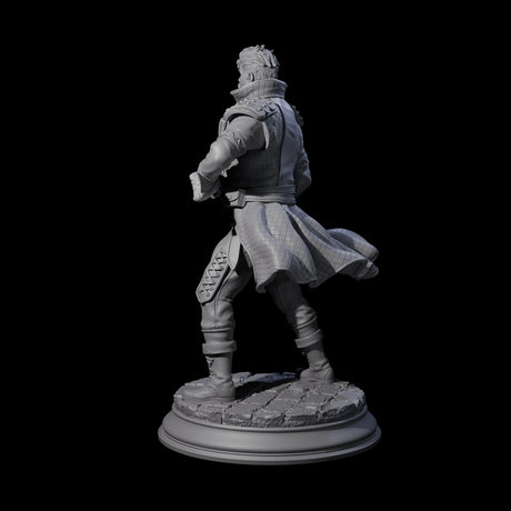 Ruthless Human Criminal C Miniature for Dungeons and Dragons, Pathfinder or other TTRPGs