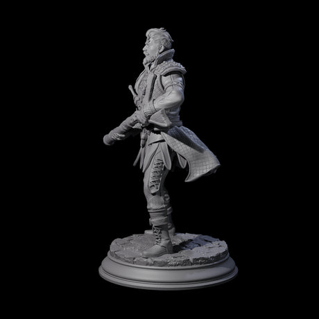 Ruthless Human Criminal C Miniature for Dungeons and Dragons, Pathfinder or other TTRPGs