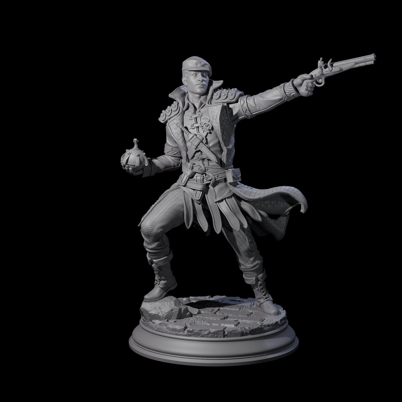 Ruthless Human Criminals Miniature for Dungeons and Dragons, Pathfinder or other TTRPGs
