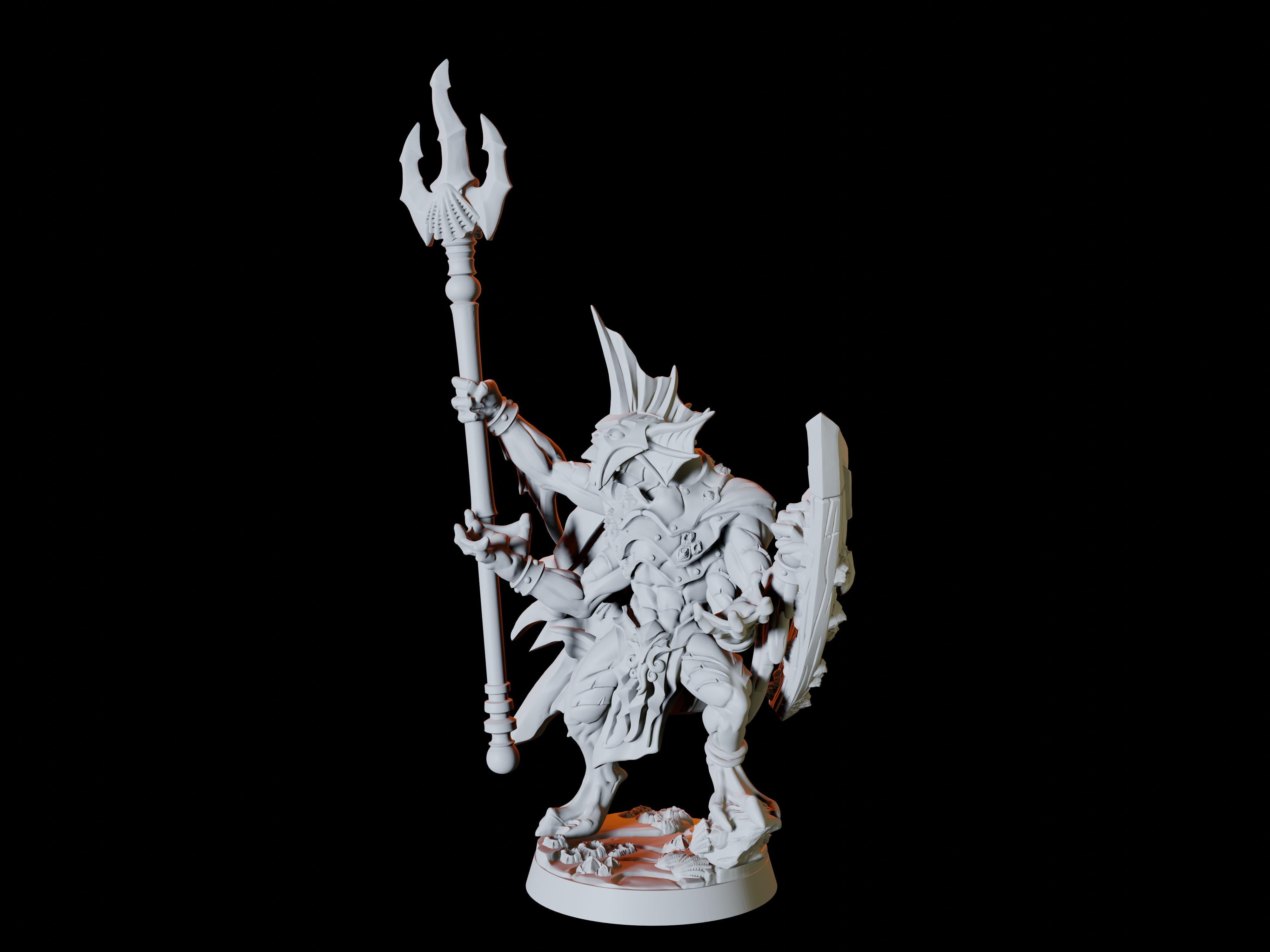 Sahuagin King Miniature for Dungeons and Dragons - Myth Forged