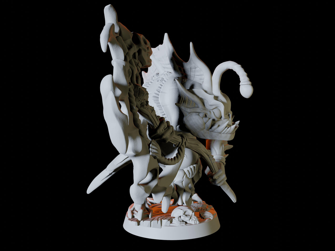 Sahuagin Wizard Miniature for Dungeons and Dragons, Pathfinder or other TTRPGs