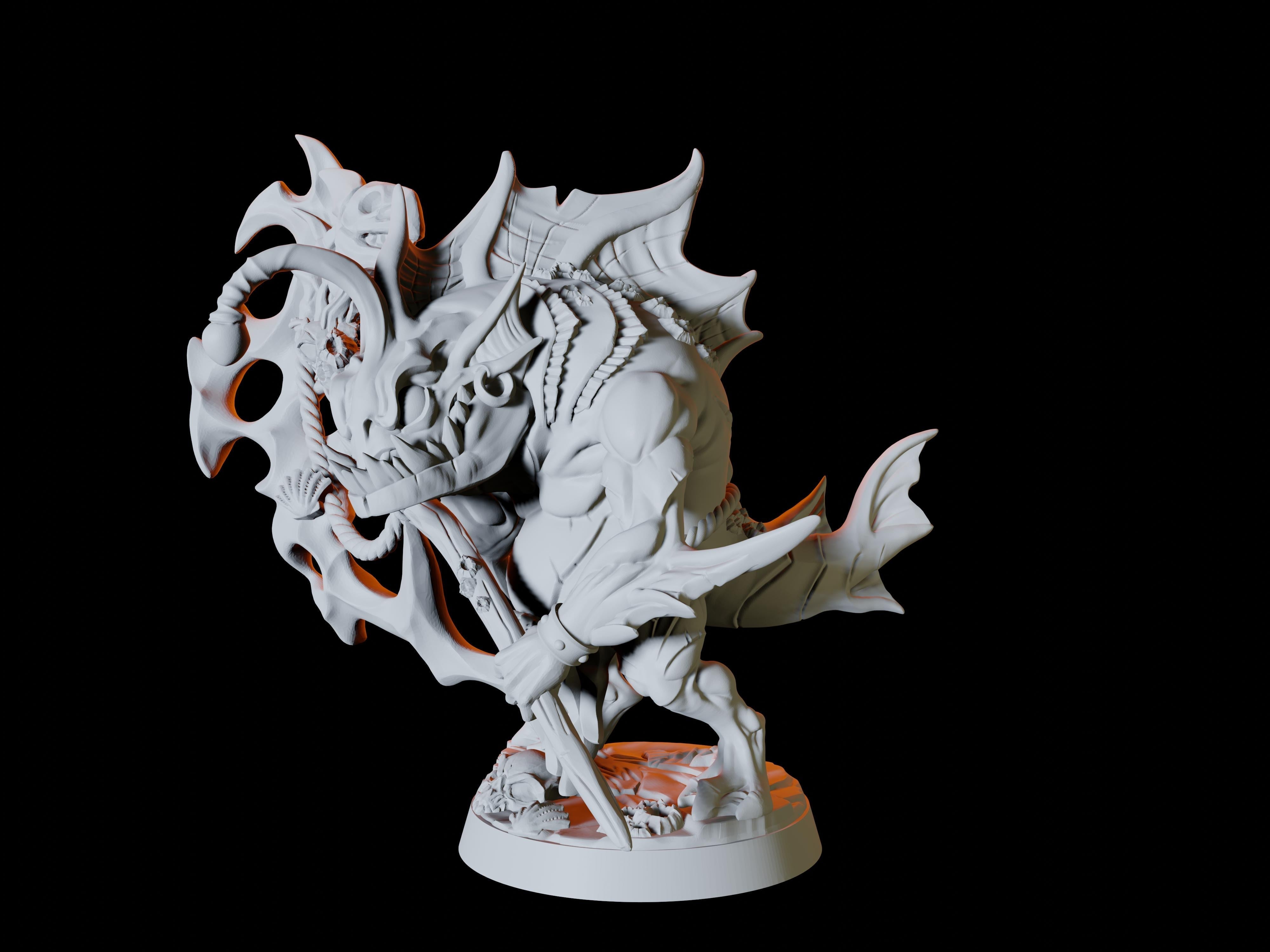 Sahuagin, Merrow or Koa-Toa Wizard Miniature for Dungeons and Dragons - Myth Forged