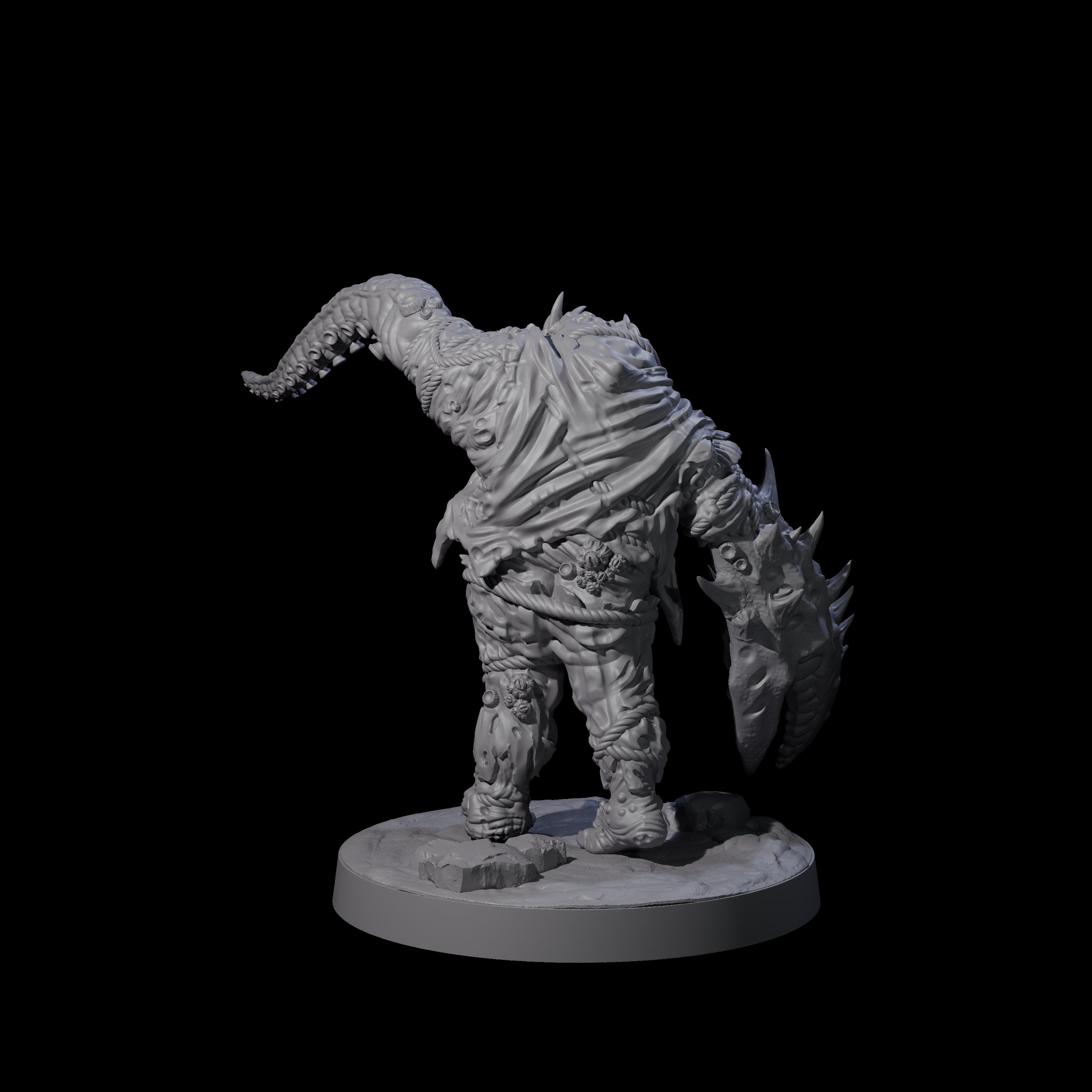 Salty Abyssal Spawn A Miniature for Dungeons and Dragons, Pathfinder or other TTRPGs