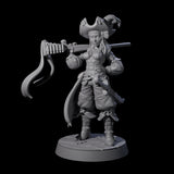 Salty Pirate Crew Miniature for Dungeons and Dragons, Pathfinder or other TTRPGs