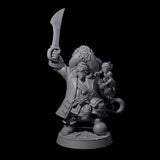 Salty Pirate Crew Miniature for Dungeons and Dragons, Pathfinder or other TTRPGs