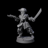 Salty Pirate Crew Miniature for Dungeons and Dragons, Pathfinder or other TTRPGs