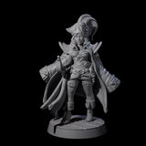 Salty Pirate Crew Miniature for Dungeons and Dragons, Pathfinder or other TTRPGs