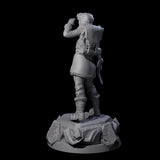 Saluting Human Pilot Miniature for Dungeons and Dragons, Pathfinder or other TTRPGs