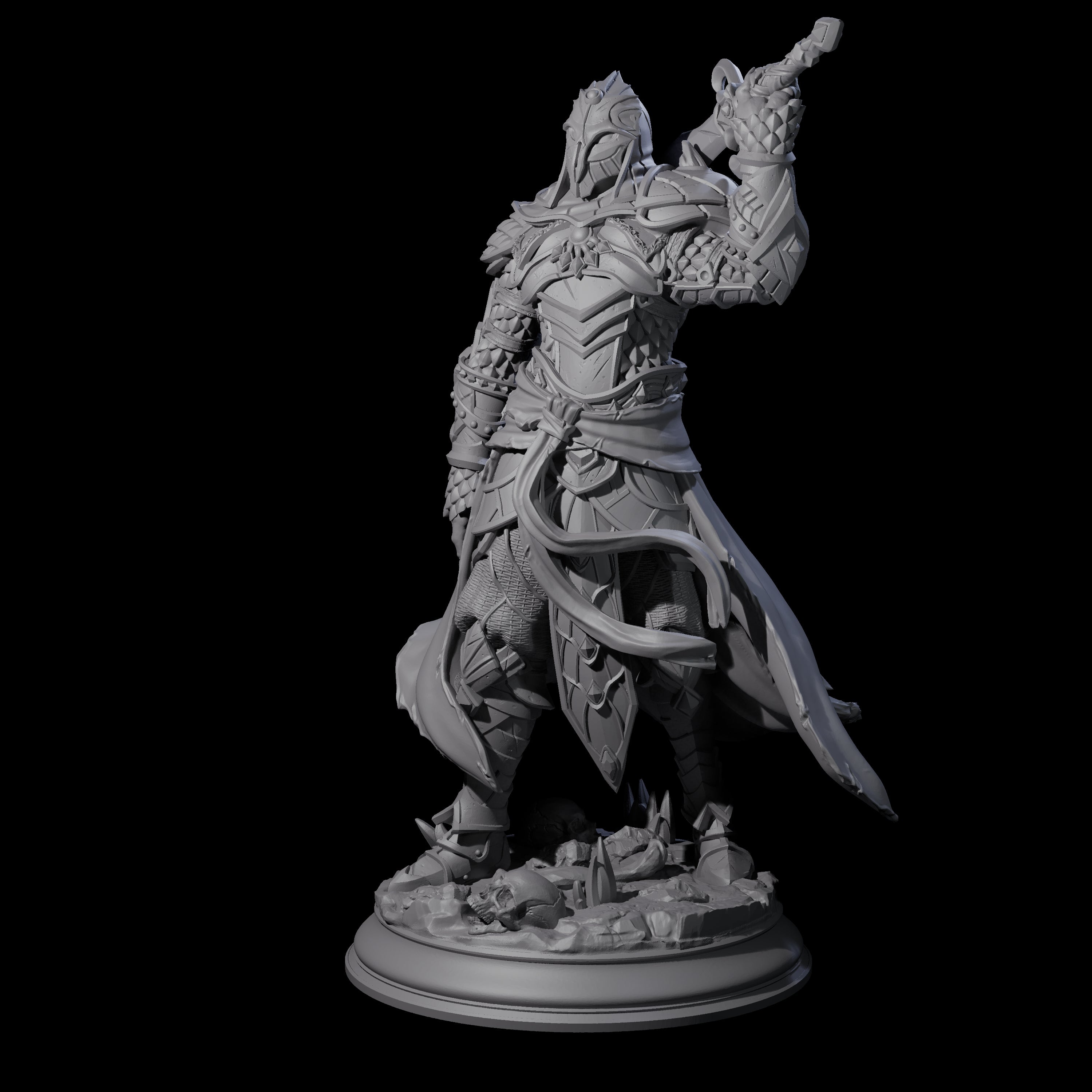 Sand Champion Elf Assassin Miniature for Dungeons and Dragons, Pathfinder or other TTRPGs