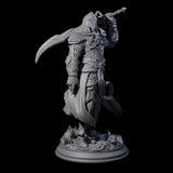Sand Champion Elf Assassin Miniature for Dungeons and Dragons, Pathfinder or other TTRPGs
