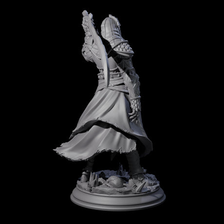 Sand Champion Elf Assassin Miniature for Dungeons and Dragons, Pathfinder or other TTRPGs