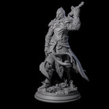 Sand Champion Elf Assassin Miniature for Dungeons and Dragons, Pathfinder or other TTRPGs