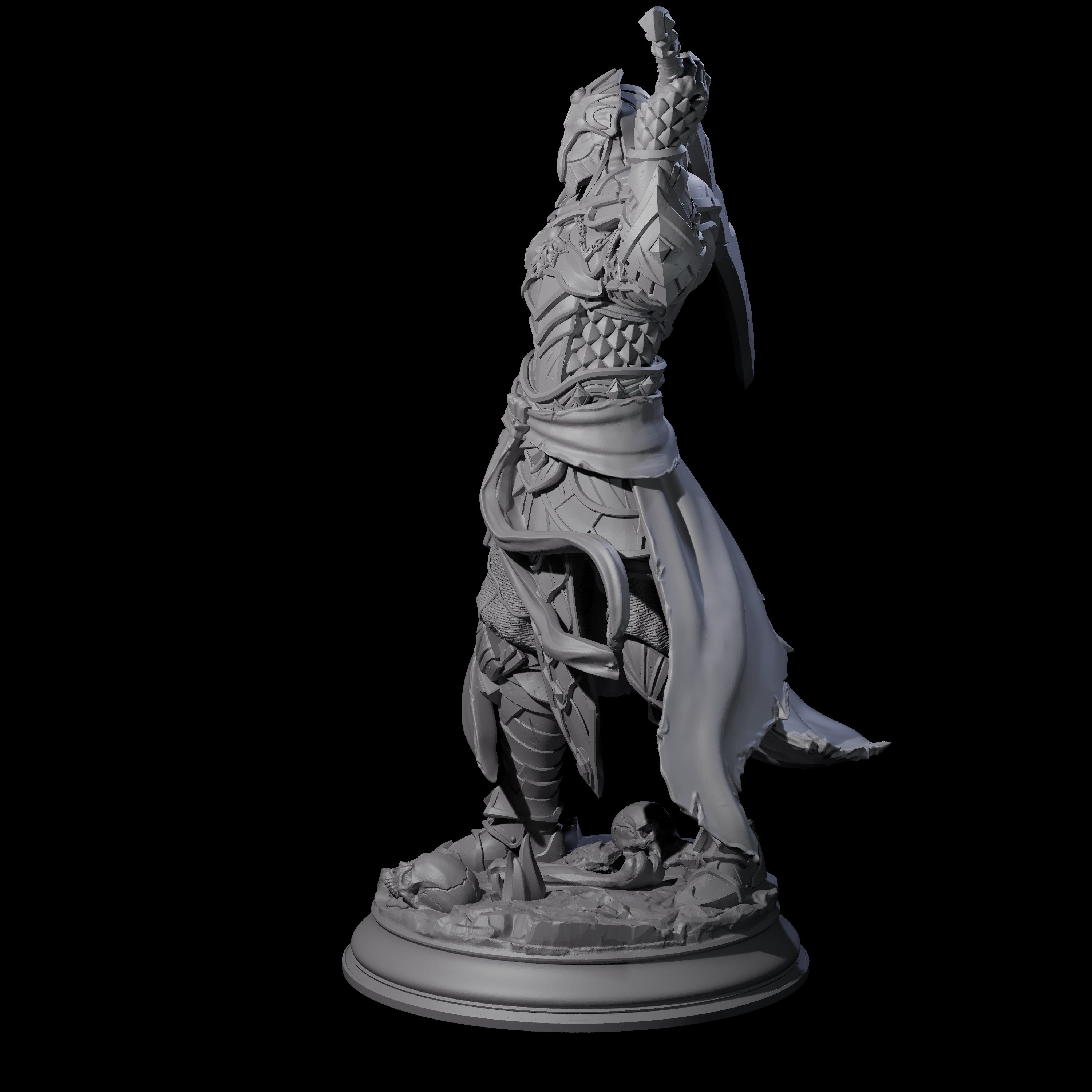 Sand Champion Elf Assassin Miniature for Dungeons and Dragons, Pathfinder or other TTRPGs