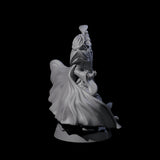 Sand Staff Court Magician Miniature for Dungeons and Dragons, Pathfinder or other TTRPGs