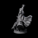 Sand Staff Court Magician Miniature for Dungeons and Dragons, Pathfinder or other TTRPGs