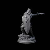 Sandy Elf Crusaders Miniature for Dungeons and Dragons, Pathfinder or other TTRPGs