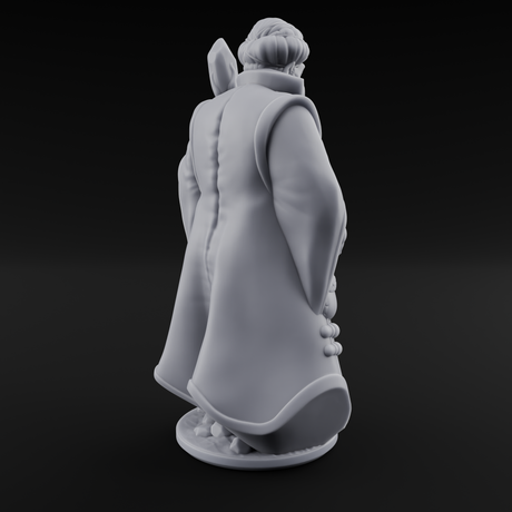 Sandy Human Mage Miniature for Dungeons and Dragons, Pathfinder or other TTRPGs