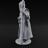 Sandy Human Mage Miniature for Dungeons and Dragons, Pathfinder or other TTRPGs