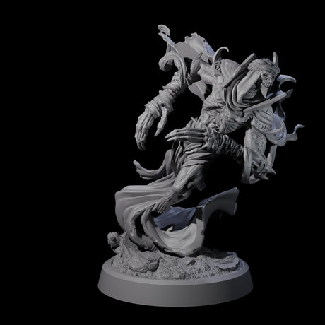 Sandy Wraith Lord A Miniature for Dungeons and Dragons, Pathfinder or other TTRPGs