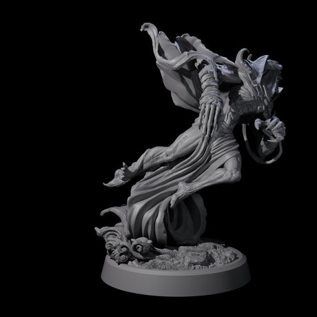 Sandy Wraith Lord A Miniature for Dungeons and Dragons, Pathfinder or other TTRPGs