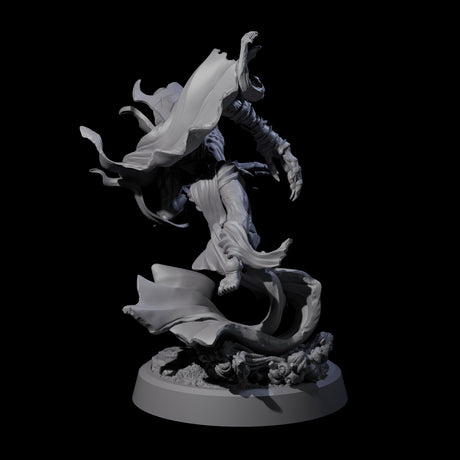 Sandy Wraith Lord A Miniature for Dungeons and Dragons, Pathfinder or other TTRPGs