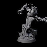 Sandy Wraith Lord B Miniature for Dungeons and Dragons, Pathfinder or other TTRPGs