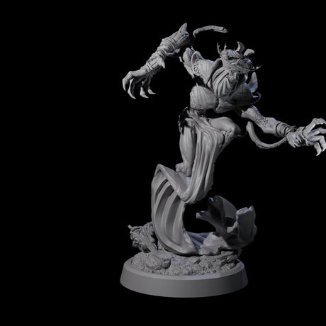 Sandy Wraith Lord B Miniature for Dungeons and Dragons, Pathfinder or other TTRPGs