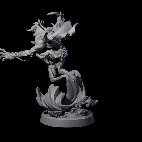 Sandy Wraith Lord B Miniature for Dungeons and Dragons, Pathfinder or other TTRPGs
