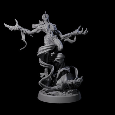 Sandy Wraith Lord C Miniature for Dungeons and Dragons, Pathfinder or other TTRPGs