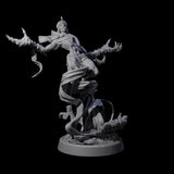 Sandy Wraith Lord C Miniature for Dungeons and Dragons, Pathfinder or other TTRPGs