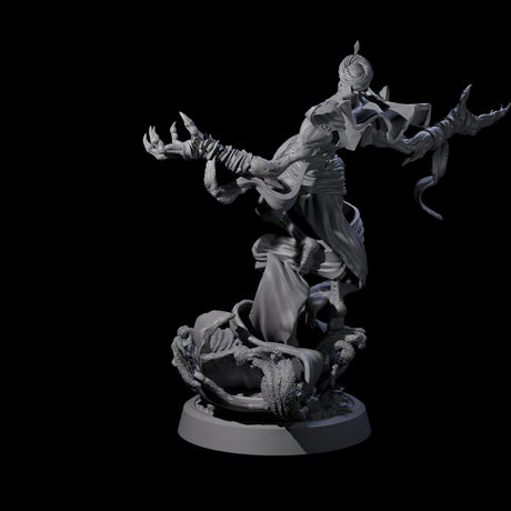 Sandy Wraith Lord C Miniature for Dungeons and Dragons, Pathfinder or other TTRPGs