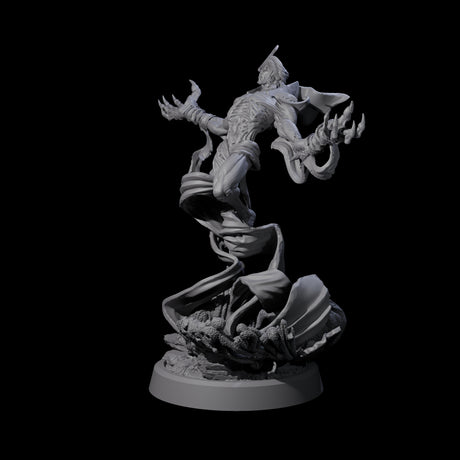 Sandy Wraith Lord C Miniature for Dungeons and Dragons, Pathfinder or other TTRPGs