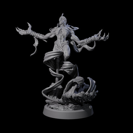 Sandy Wraith Lord C Miniature for Dungeons and Dragons, Pathfinder or other TTRPGs