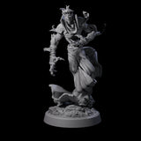 Sandy Wraith Lord D Miniature for Dungeons and Dragons, Pathfinder or other TTRPGs