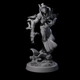 Sandy Wraith Lord D Miniature for Dungeons and Dragons, Pathfinder or other TTRPGs