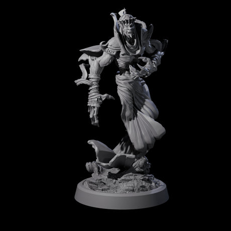 Sandy Wraith Lord D Miniature for Dungeons and Dragons, Pathfinder or other TTRPGs